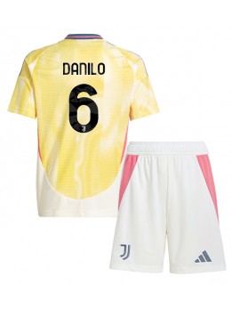 Juventus Danilo Luiz #6 Dječji Gostujuci Dres kompleti 2024-25 Kratak Rukavima (+ kratke hlače)